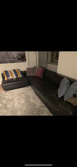 Couches leather in good condition