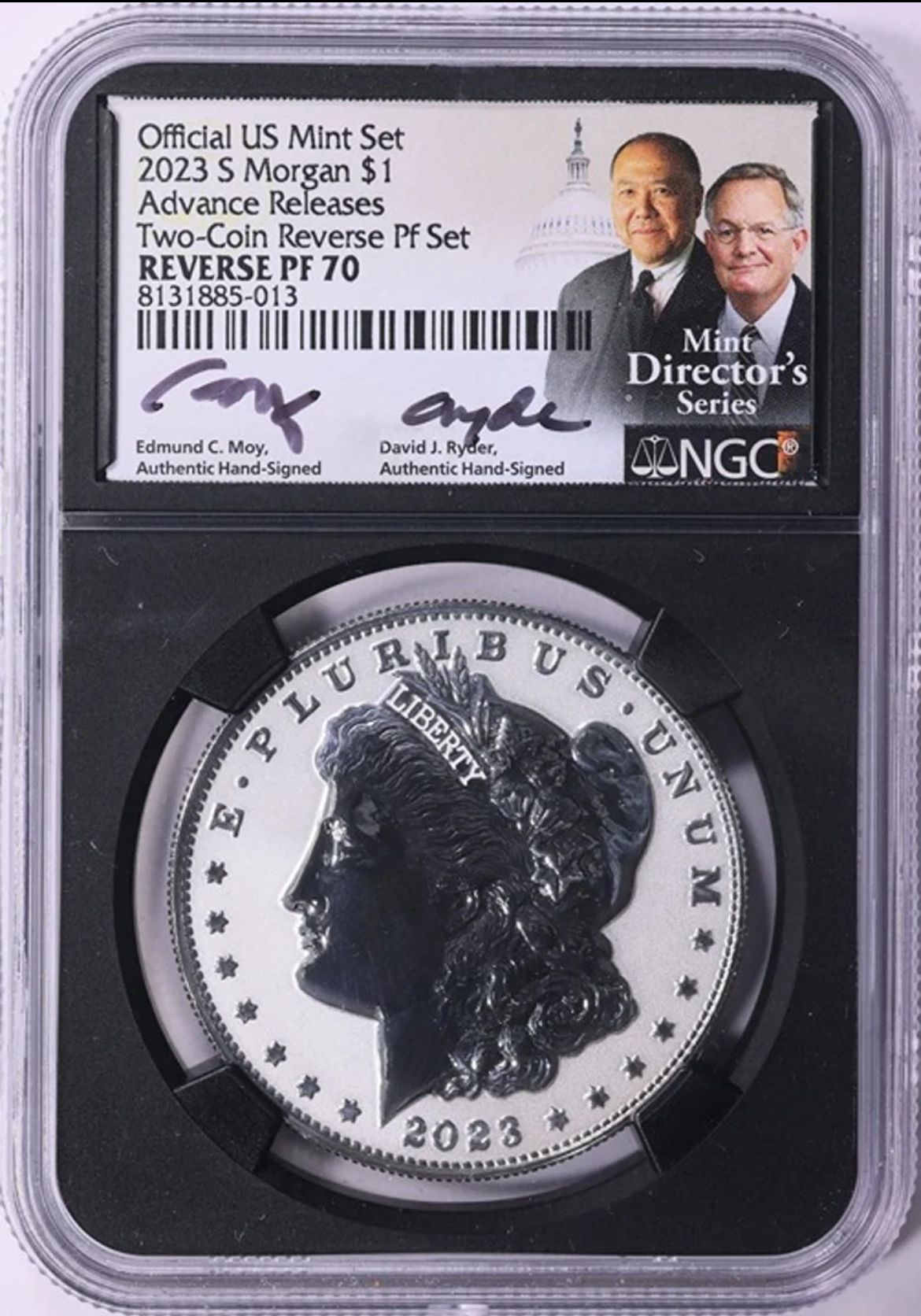 2023-S Morgan Silver Dollar "Advance Releases" TOP GRADE NGC Rev Proof 70