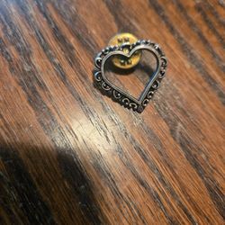 Costume Vintage Heart Shape Stick Pin