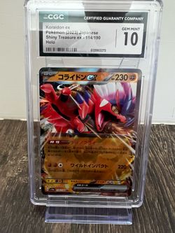 Pokemon koraidon japanese cgc 10
