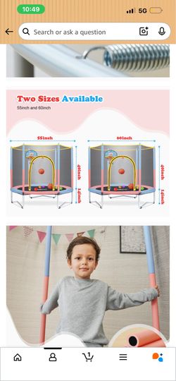 Kid trampoline
