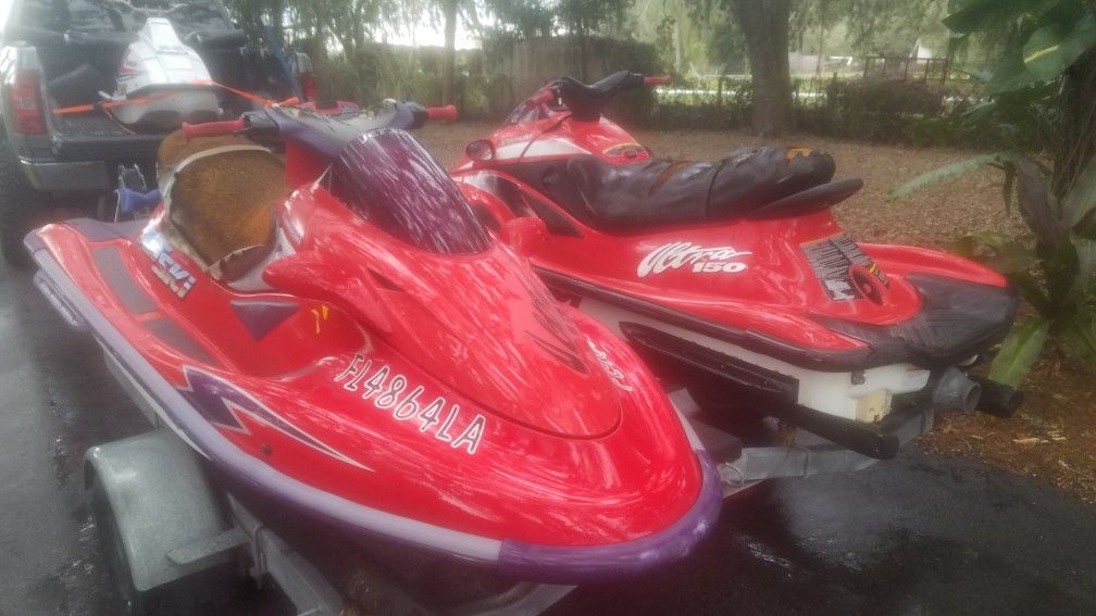 2 Kawasaki jet ski Ultra 150