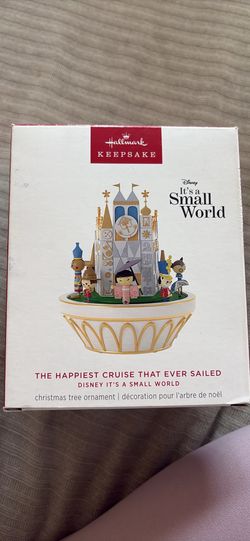 Hallmark Keepsake Disney Ornaments - It's a Small World, Oogie Boogie, The Little Mermaid