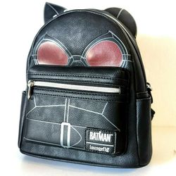 Loungefly The Batman Catwoman Cosplay Mini Backpack EE Exclusive