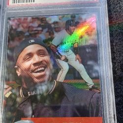2001 E Topps Barry Bonds PSA 9