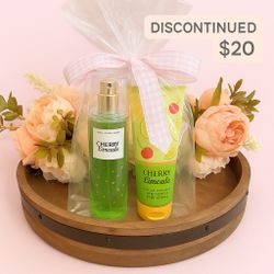 Bath & Body Works Cherry Limeade Set – Fine Fragrance Mist + Body Cream