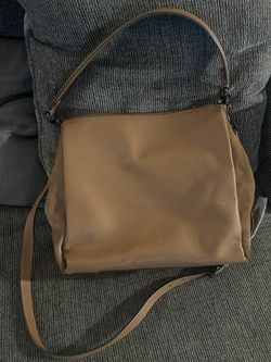 Beige Coach Handbag