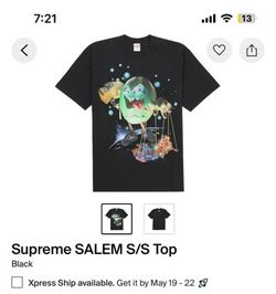 Supreme SALEM S/S Top / T-shirt (SS26) Black - L