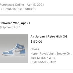 AJ1 Hyper Royal