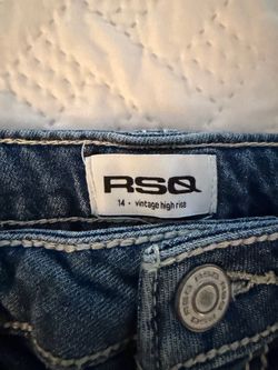 Girls RSQ Vintage vs High Rise Jean Size 14