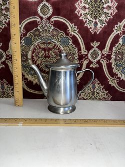 Vintage Oneida Stainless Steel Coffee Teapot