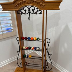 Pool Cue Wall Rack