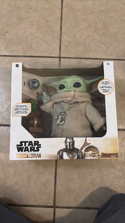Mattel Star Wars The Mandalorian Grogu, The Child 11" plush adventure bundle