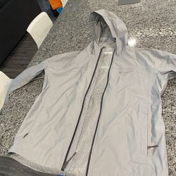 Columbia Windbreaker Zip Up Hoodie Size Large