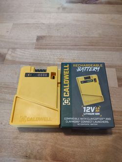 Two Caldwell 12V 2.5Ah Lithium Ion Rechargeable Batteries