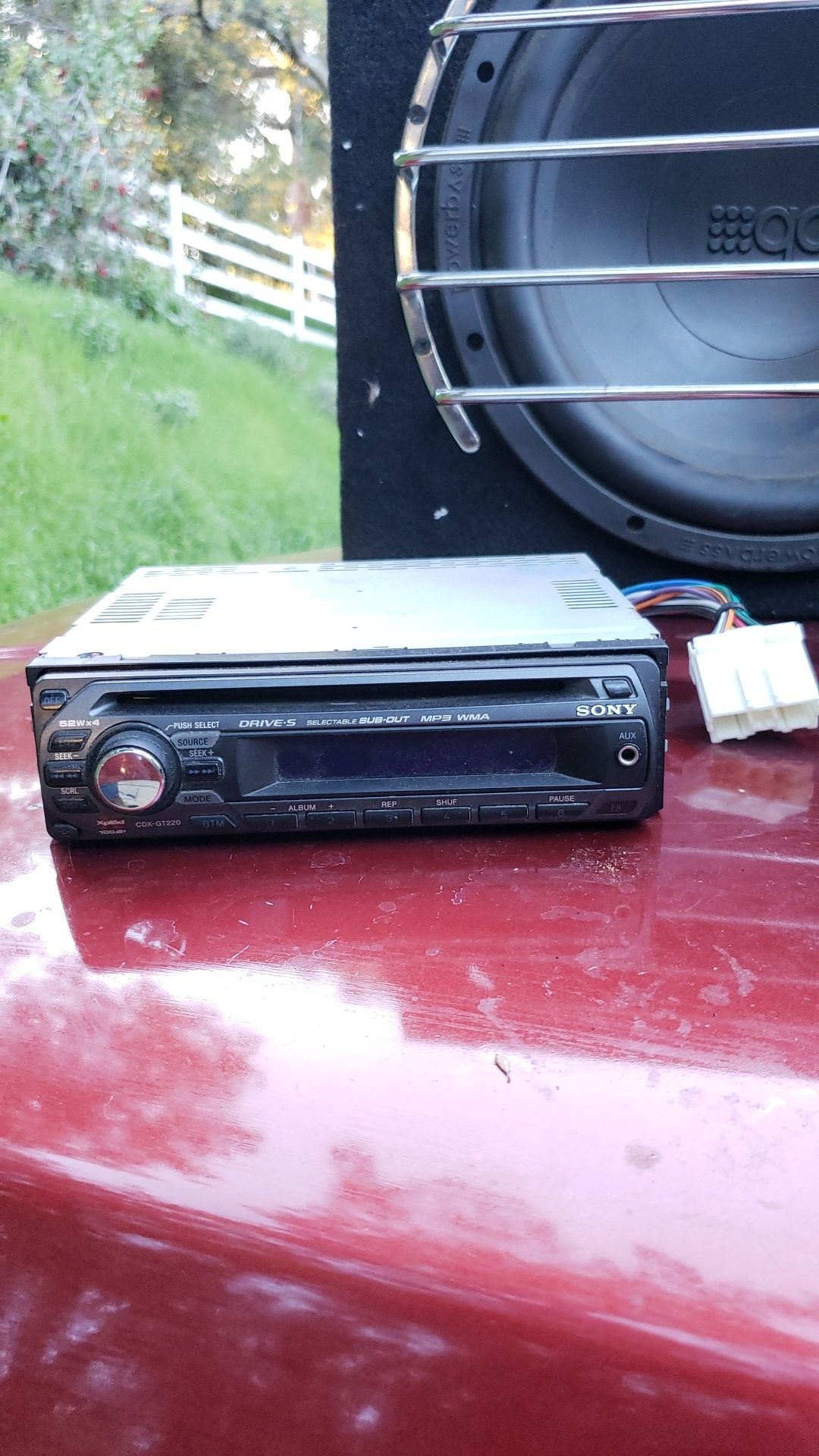 Sony Car sound system with Subwoofer and 1000w Amplifier