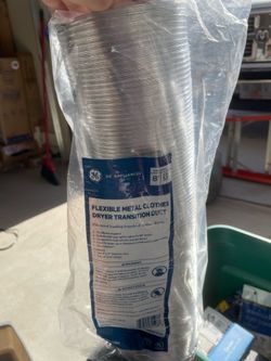 GE Flexible metal dryer duct 8ft.