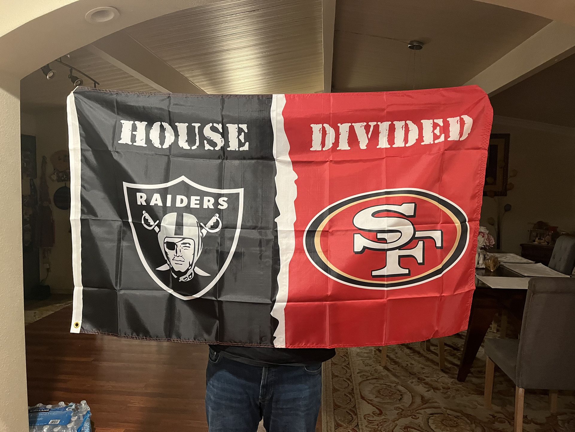 49ers Raiders Flag