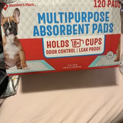 absorvent multyuse pads and travel pet bag 