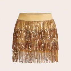 Gold Skirt 