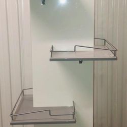 2 Sided Metal Shelving Stand Very Sturdy Store Display 