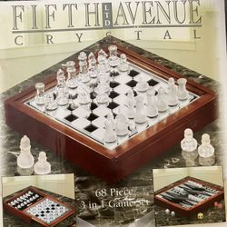 Crystal Chess Set “Fifth Avenue”