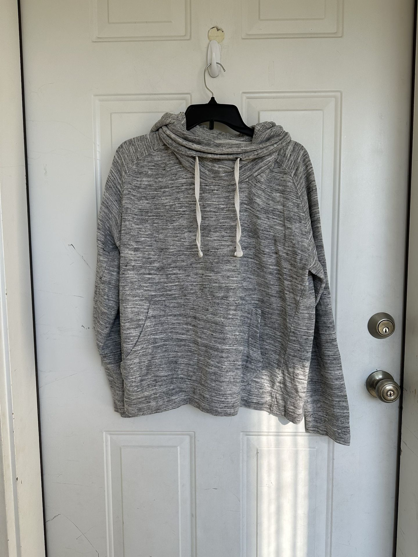 Black Jack Hoodie Pullover Grey Mens Top Size M
