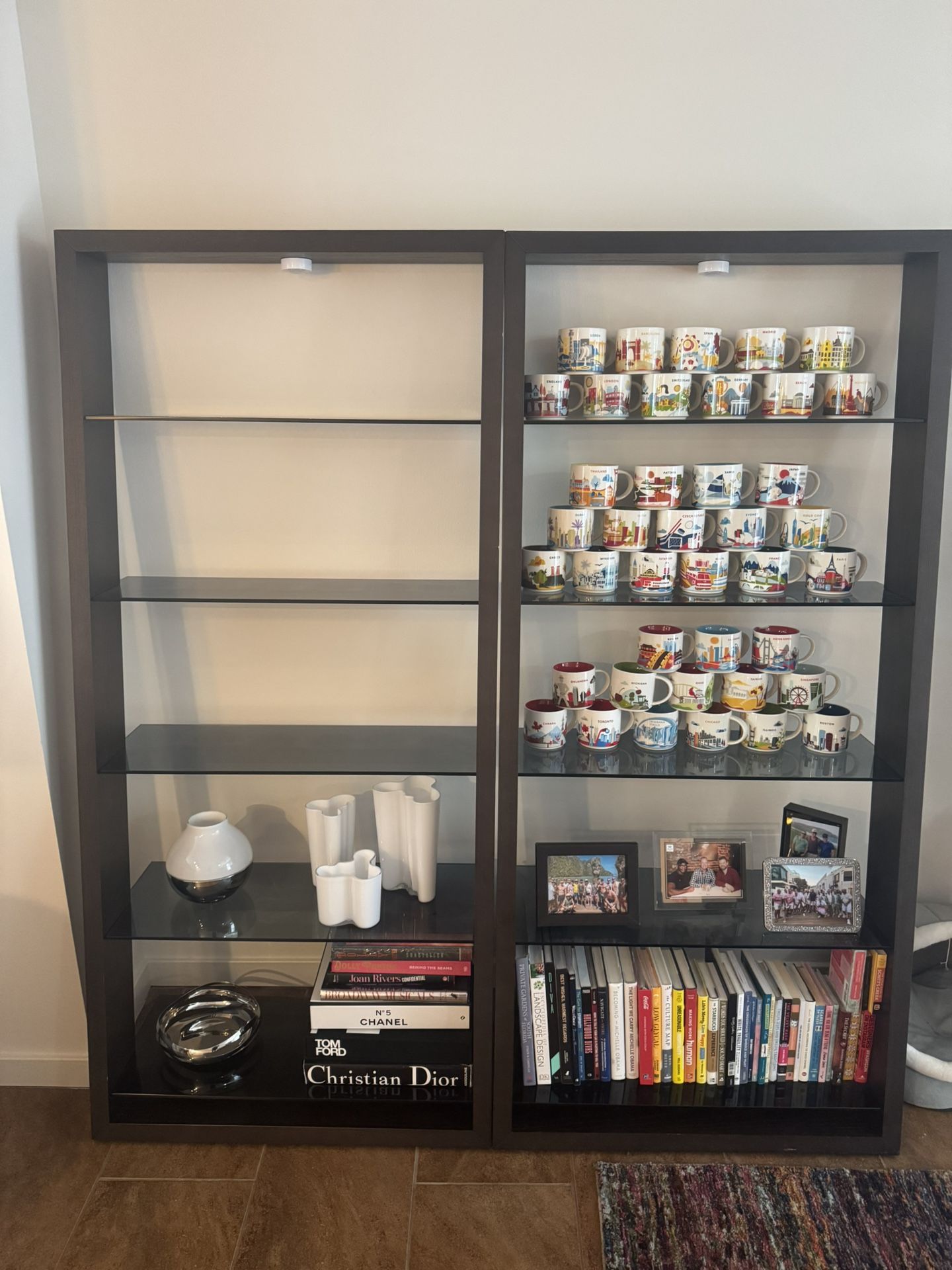 2 X Stylish Shelving Units
