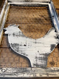 Chicken wall decor