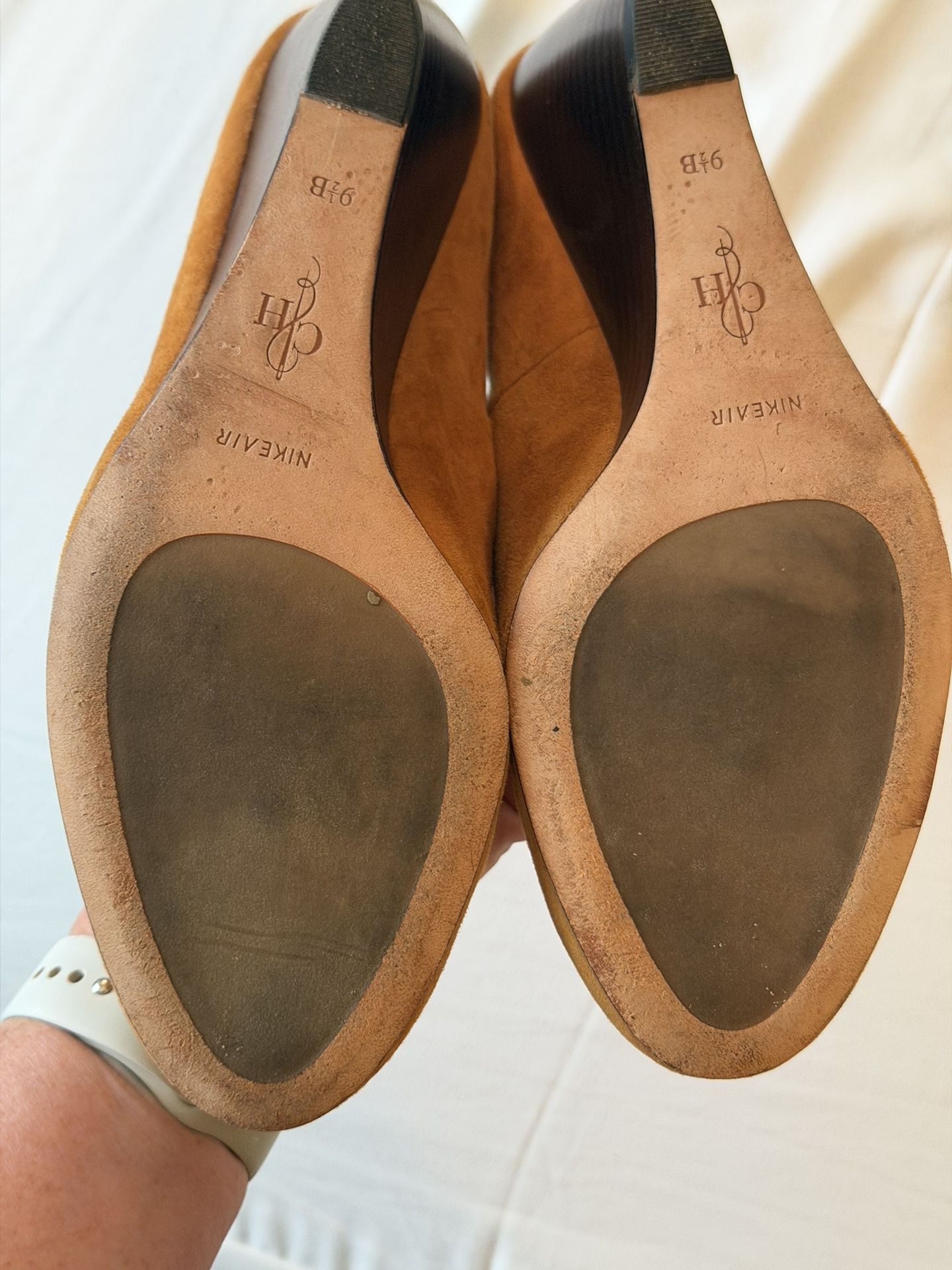 Cole Han Nike Air Suede Wedges 9.5