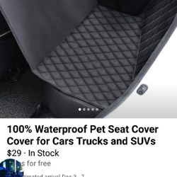 Pet Seat Cover