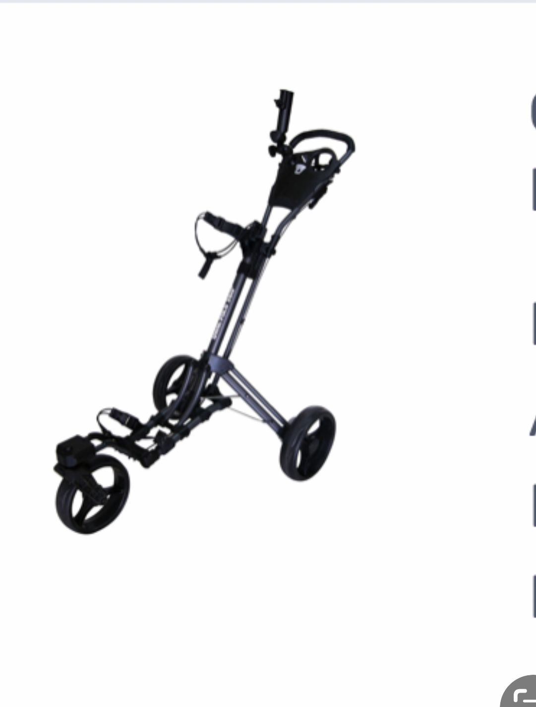 Brand New Quick Fold Golf Push Cart