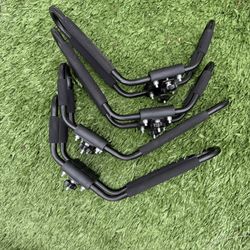 Universal Car Roof Kayak Carriers Adjustable Padded J-Style (Set of 2)