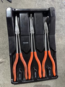 Matco tools 3 pc extra long needle nose pliers set