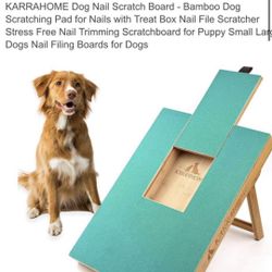 Dog Nail Scratch Board For Nail File  / Trimming New 