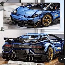 Building Blocks KBOX 10520 Lambo Super Racing Car Construction Toys