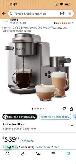 Keurig Cappuccino and Latte maker