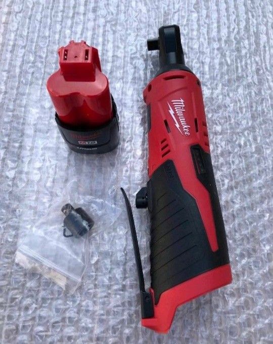 Milwaukee M12 3/8 Ratchet And Battery..$100…firm On Price..brand New..Charger Not Included