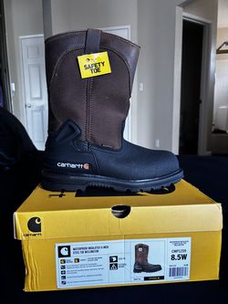 Work Boots Carhartt steel toe size 8.5