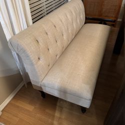 Tufted Sofa Entry Bench 