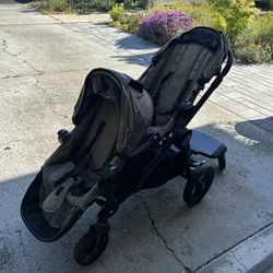 City select Double Stroller With Standing Board