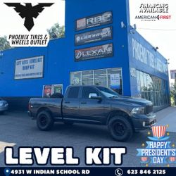LEVEL KIT SAME DAY INSTALL CHEVY FORD RAM DODGE NISSAN JEEP 