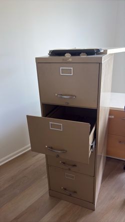 4-Drawer Metal Filing Cabinet
