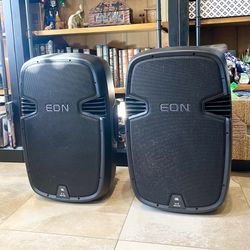 (2) JBL 15” 🔈 2-way Powered/Active 625w Speakers 