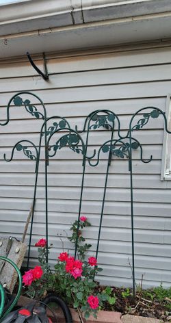 Vintage Wrought iron double hooks  $55.00 each.