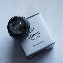 Canon EF 50mm f/1.4 USM Lens