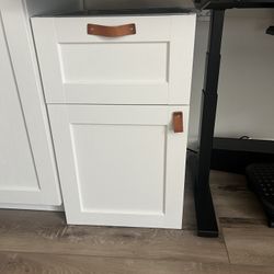 2 (two) x Ikea Sektion/Maximera Base Cabinet with drawer/door White