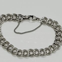 James AveryHeavy Double Curb Chain Charm Bracelet

