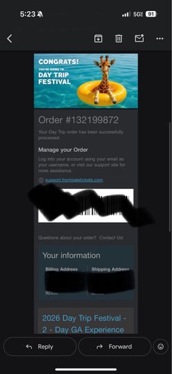 Day Trip Tickets