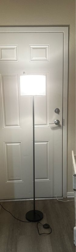 Modern Floor Lamp with White Shade